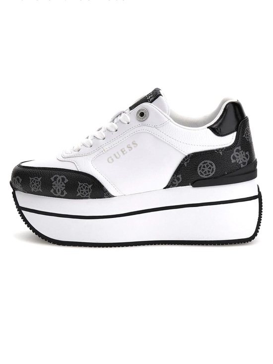 Guess Shoes - GUESS CAMRIO Platform Multilogo Sneakers Size 8.5 Women's Trainers Y2K